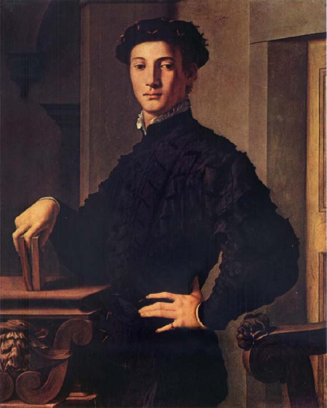 BRONZINO, Agnolo Portrait of a young man oil painting image